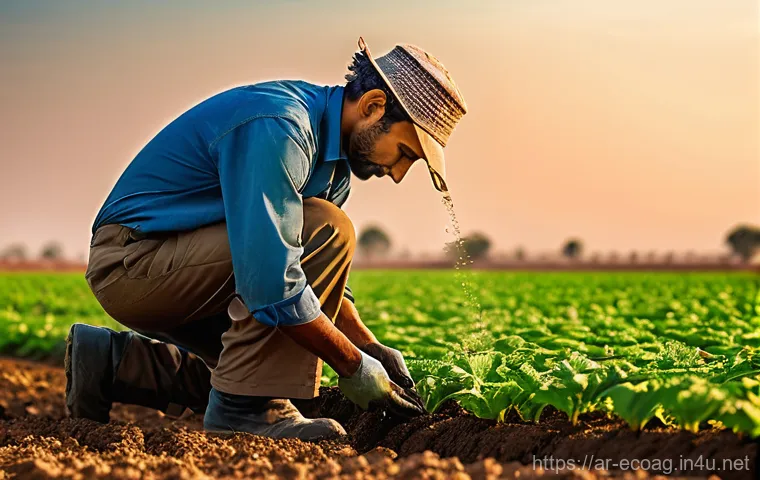 친환경농업기술자 업무 개선을 위한 팁 - **Prompt 1: Smart Irrigation in an Arid Landscape**
"A stunning, realistic photograph showing a ...