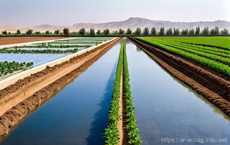 친환경농업기술자 업무 개선을 위한 팁 - **Prompt 2: AI-Powered Agriculture and Crop Diversity**
    "A vibrant, dynamic overhead view, like ...