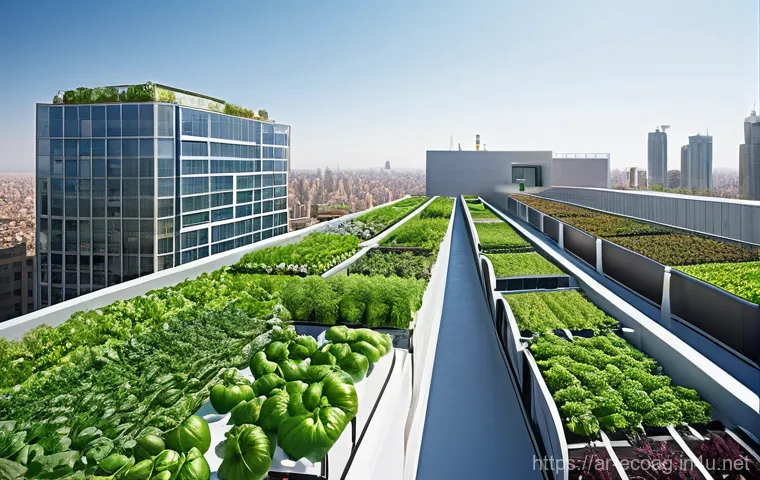 친환경농업 기술 이론 학습법 - **Prompt 1: Sustainable Desert Oasis**
    "A breathtaking panoramic view of a thriving, verdant far...