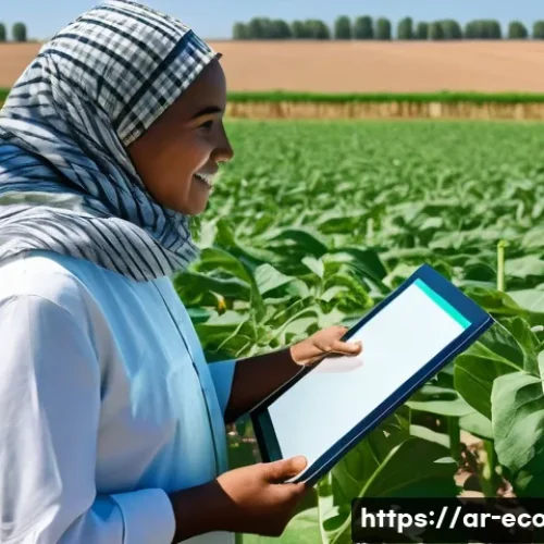 Home 7 친환경농업기술자 업무에서의 주요 문제 - A senior agricultural engineer, with a kind, weathered face, wearing a light-colored thobe and a kef...